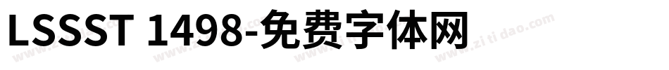 LSSST 1498字体转换